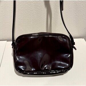 Uniqlo x Ines De La Fressange Patent Shoulder Bag Wine Red - Rare/Discontinued